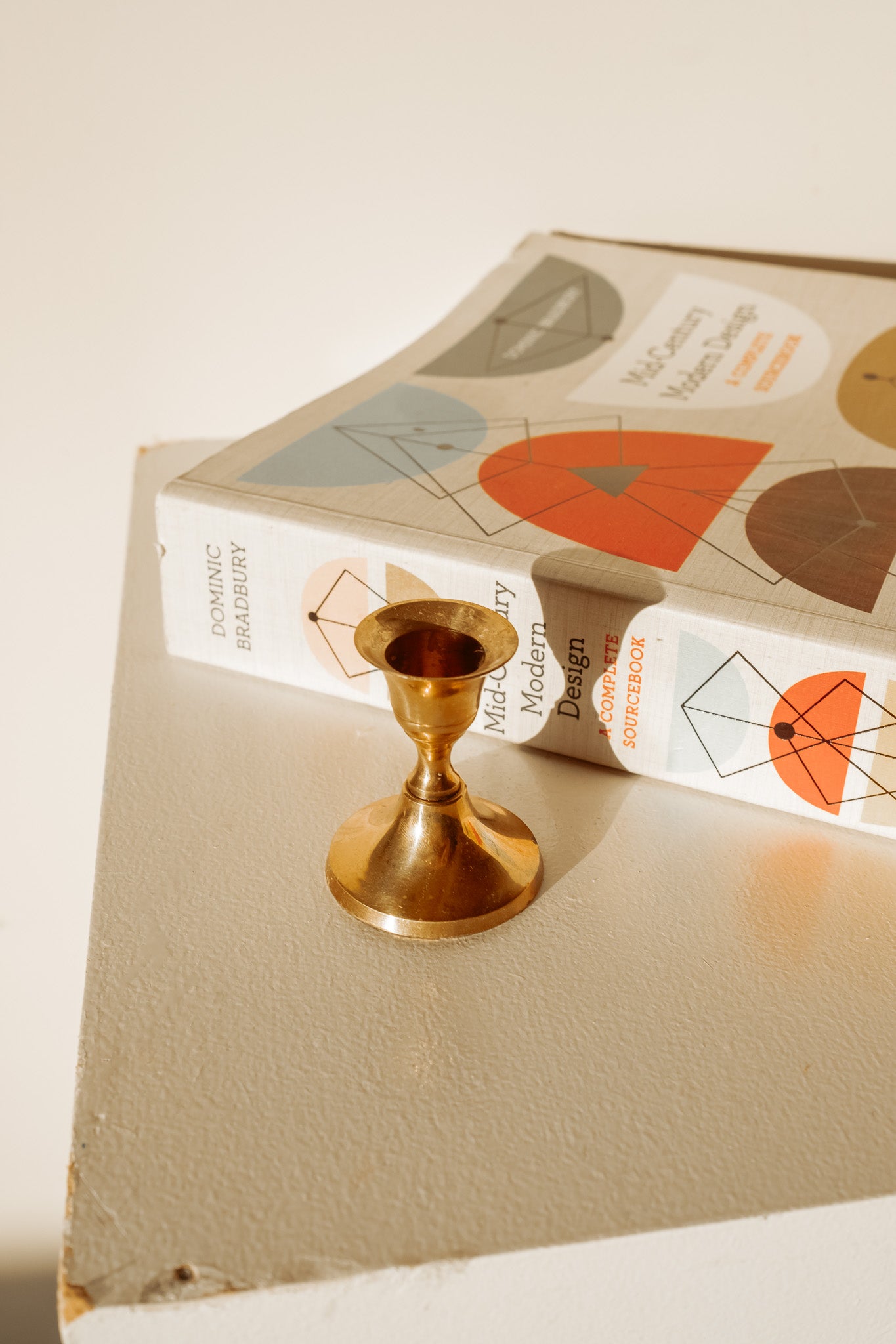 Kleine messing kandelaar