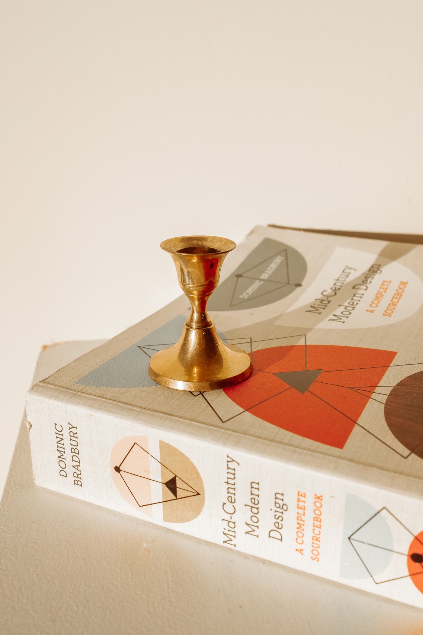 Kleine messing kandelaar