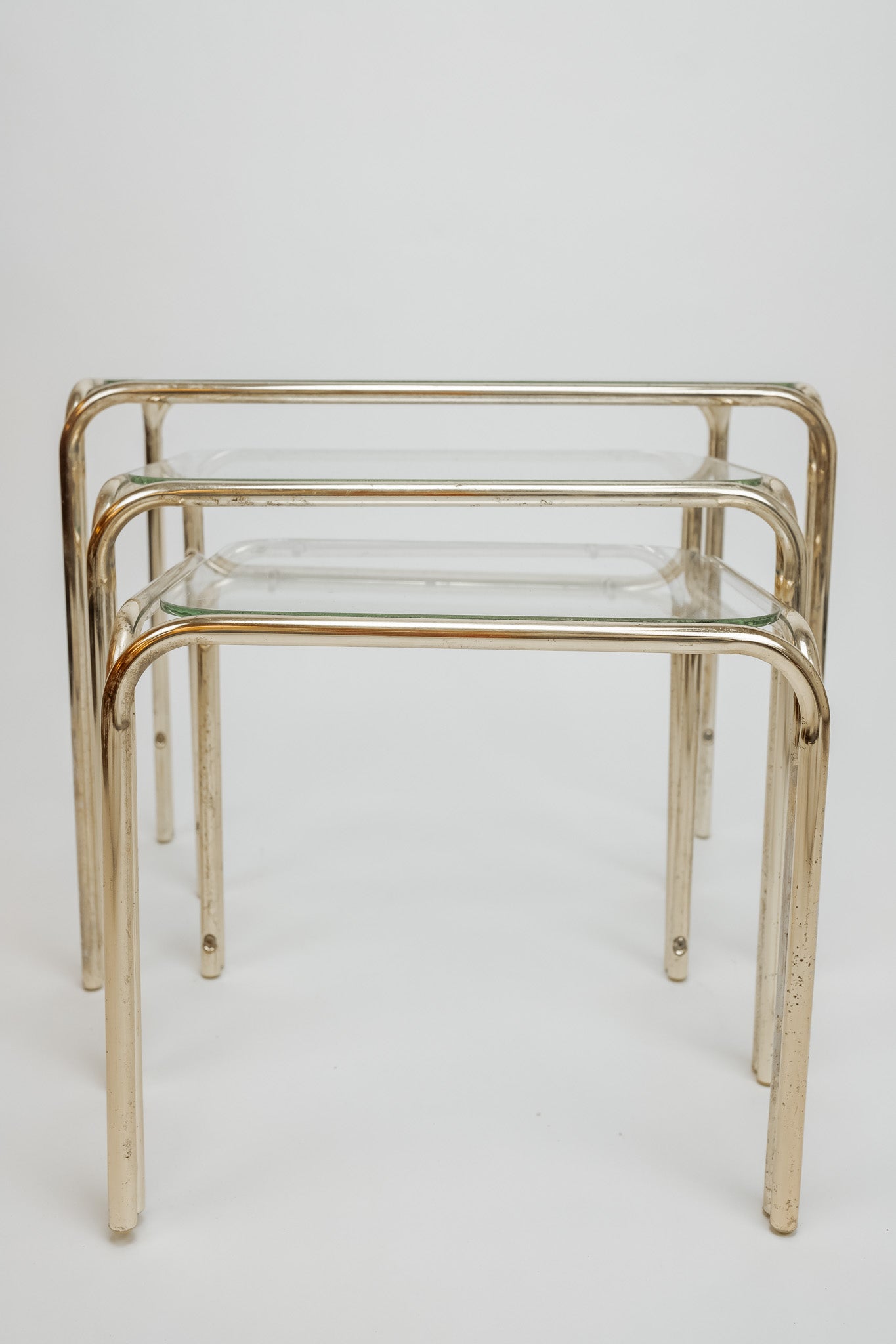 Vintage goudkleurige mimiset, jaren 80