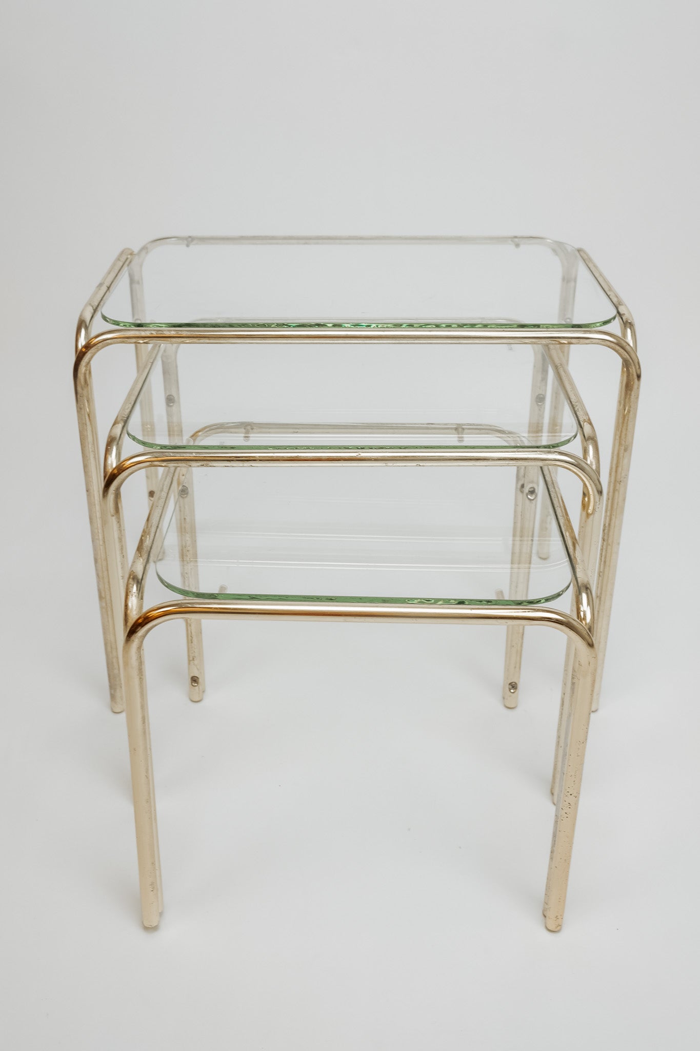 Vintage goudkleurige mimiset, jaren 80