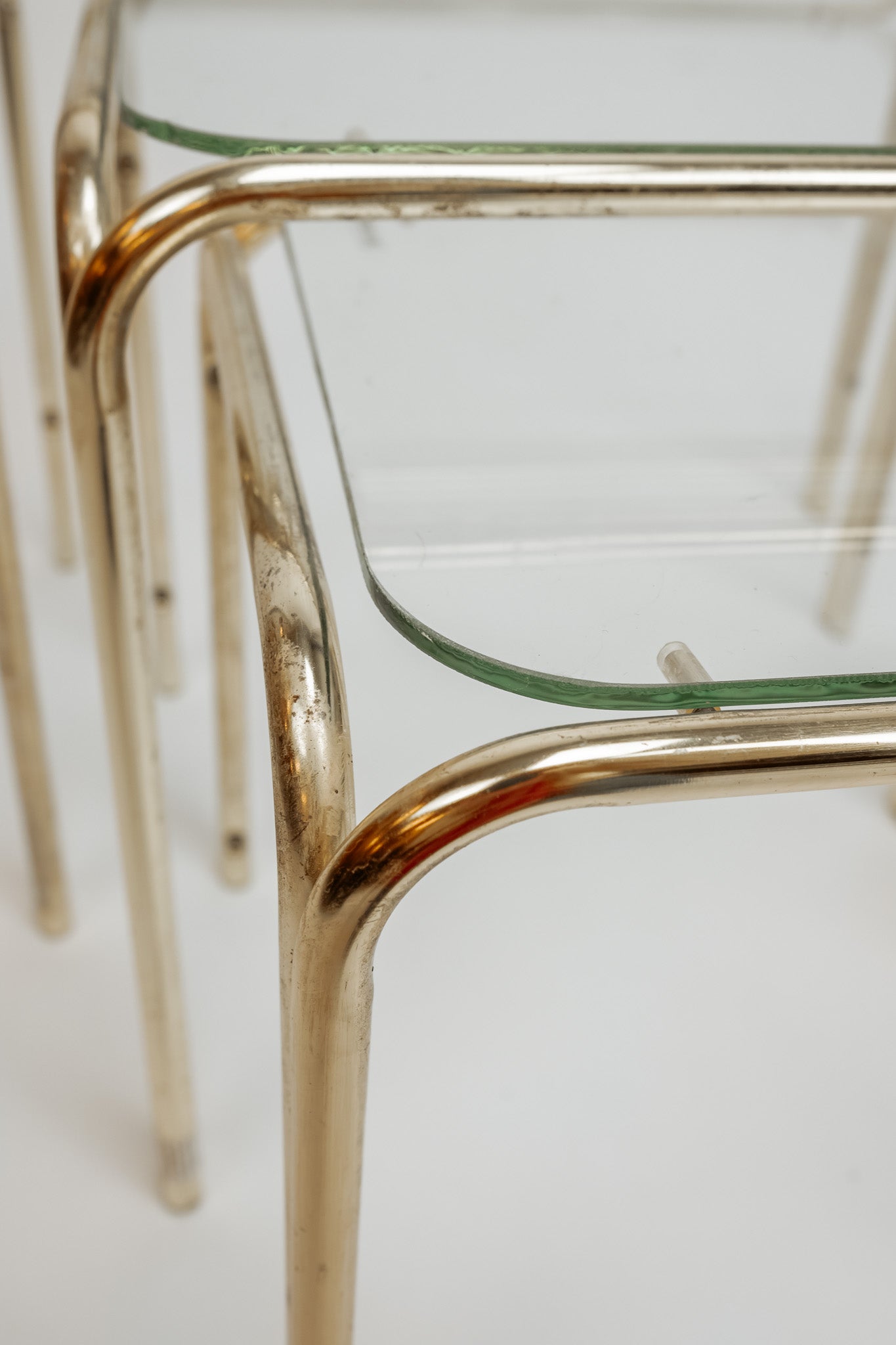 Vintage goudkleurige mimiset, jaren 80