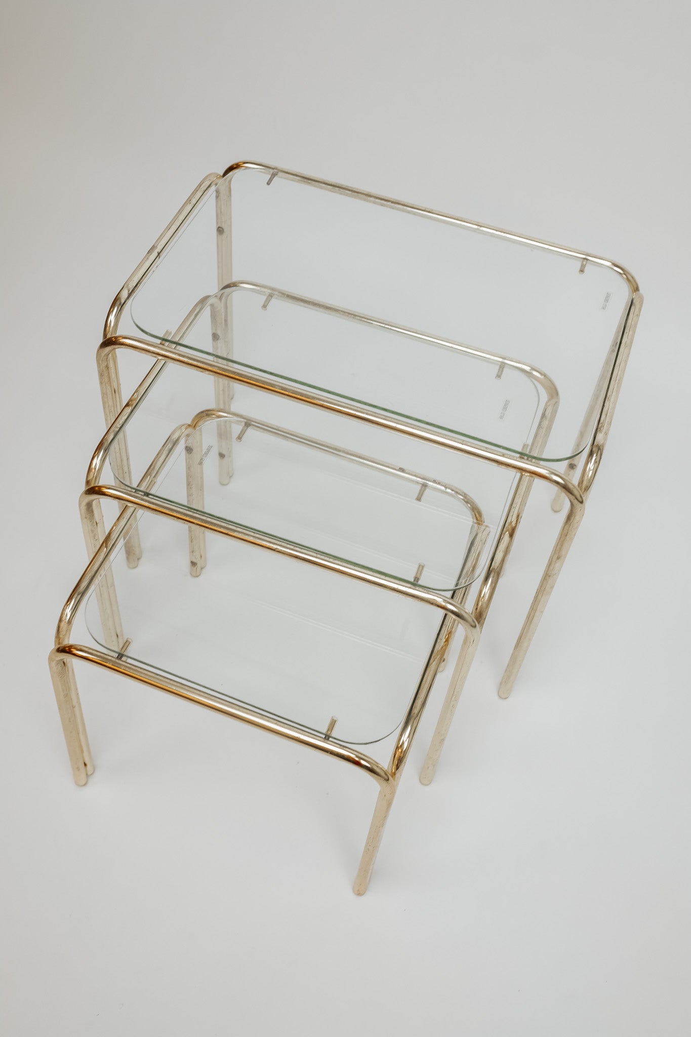 Vintage goudkleurige mimiset, jaren 80