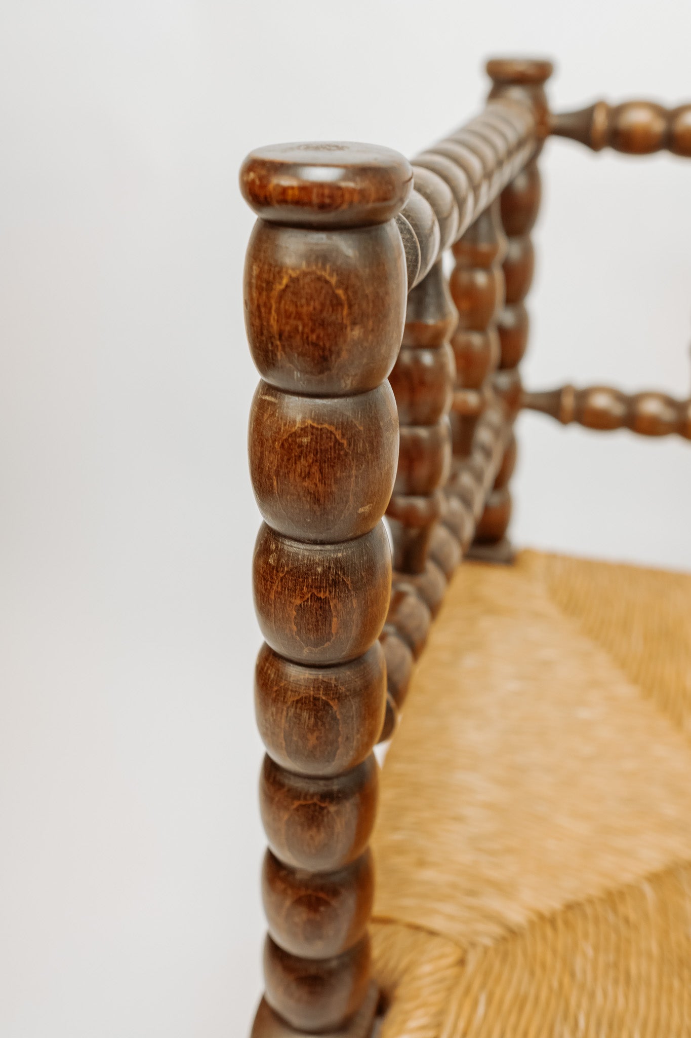 Vintage Bobbin hoekstoel (meerdere maten beschikbaar)