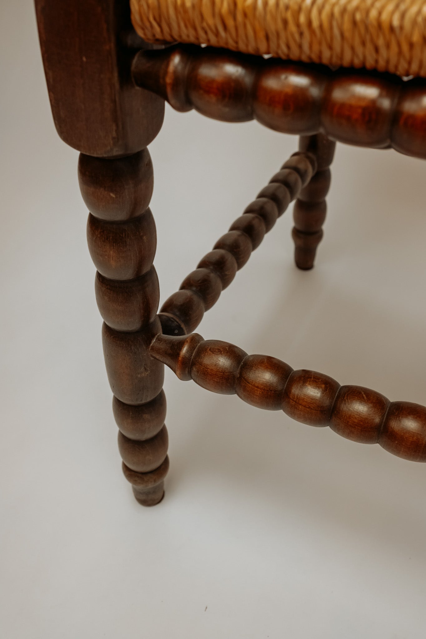 Vintage Bobbin hoekstoel (meerdere maten beschikbaar)