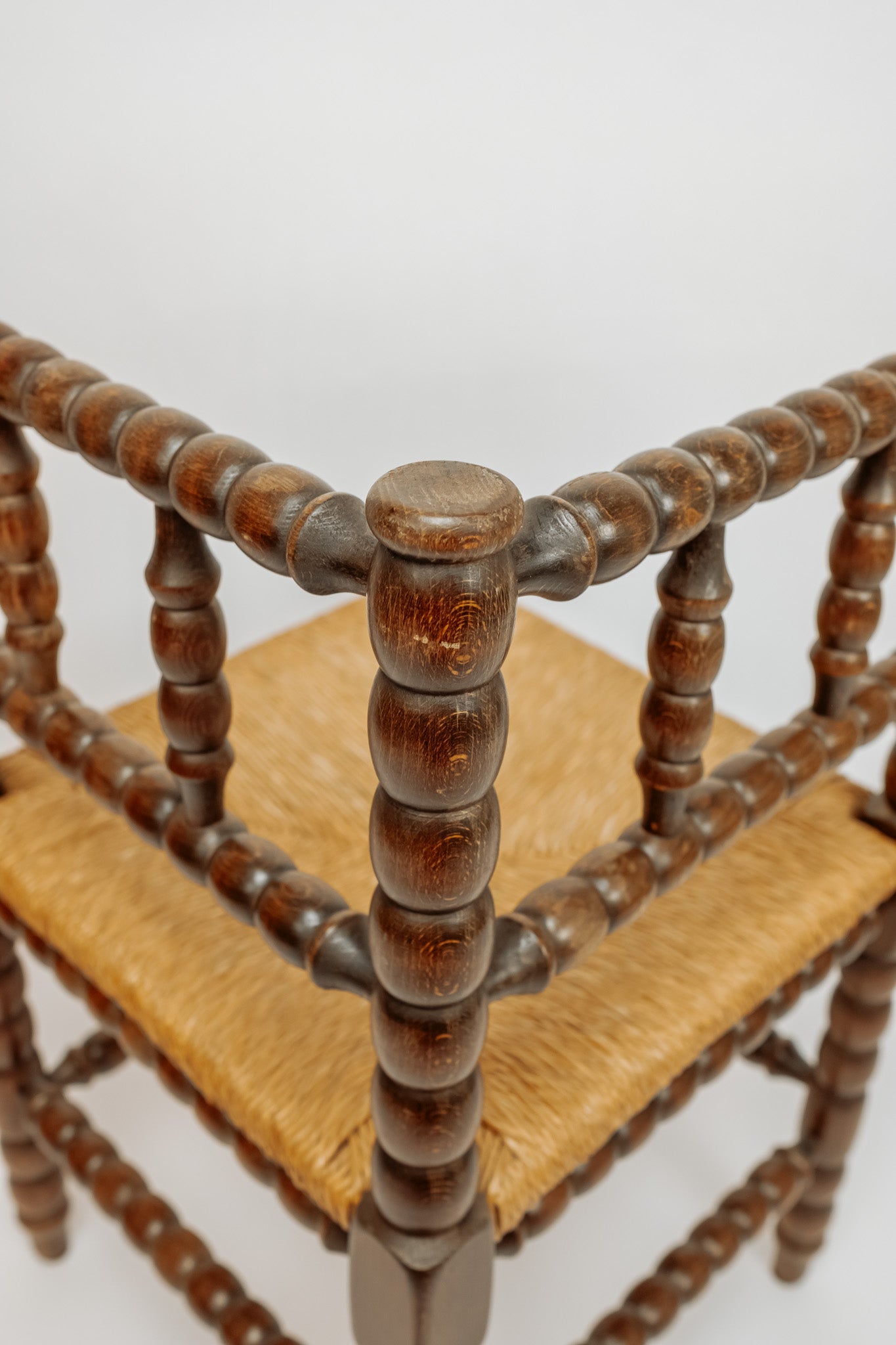 Vintage Bobbin hoekstoel (meerdere maten beschikbaar)