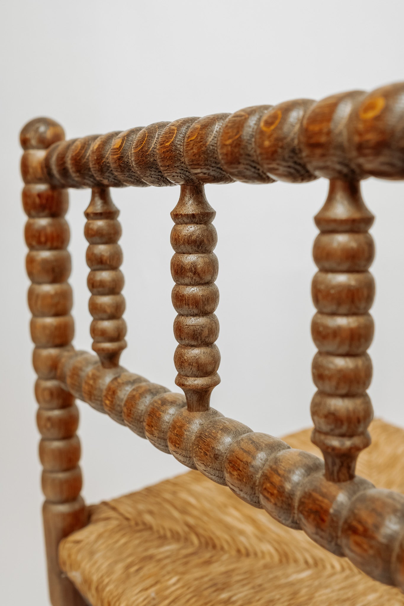 Vintage Bobbin hoekstoel (meerdere maten beschikbaar)
