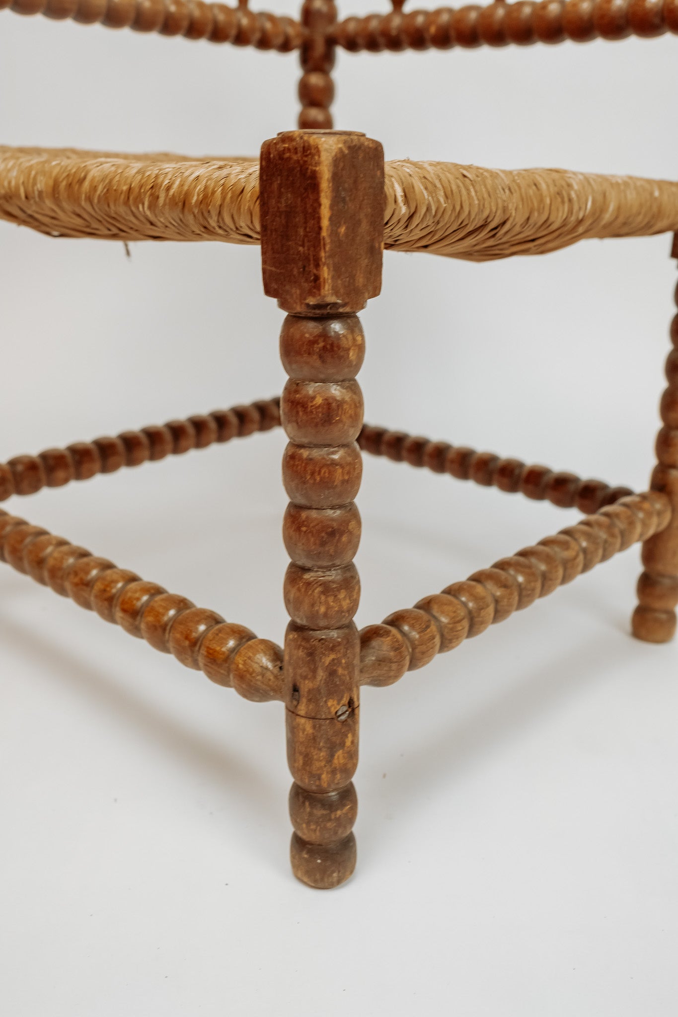 Vintage Bobbin hoekstoel (meerdere maten beschikbaar)