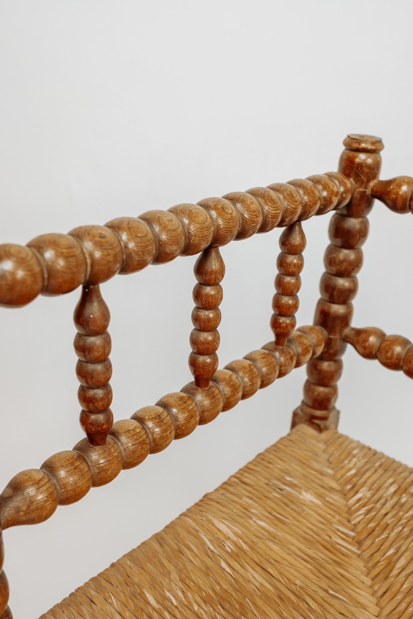 Vintage Bobbin hoekstoel (meerdere maten beschikbaar)