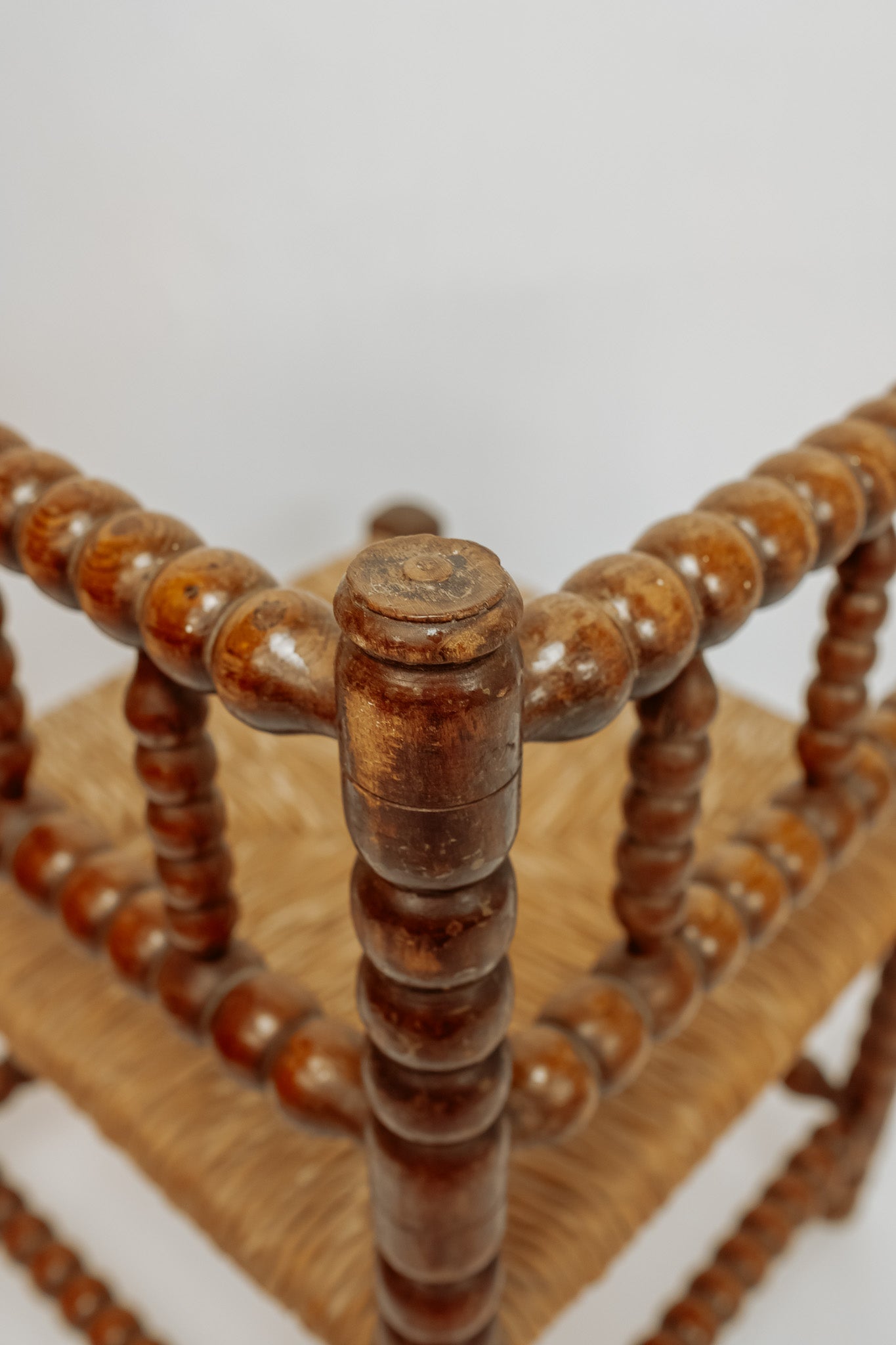 Vintage Bobbin hoekstoel (meerdere maten beschikbaar)