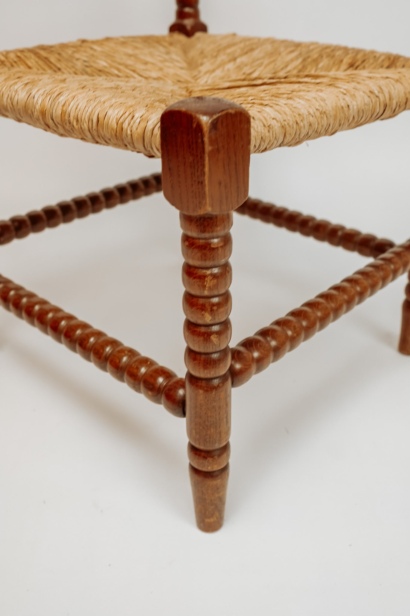 Vintage Bobbin hoekstoel (meerdere maten beschikbaar)