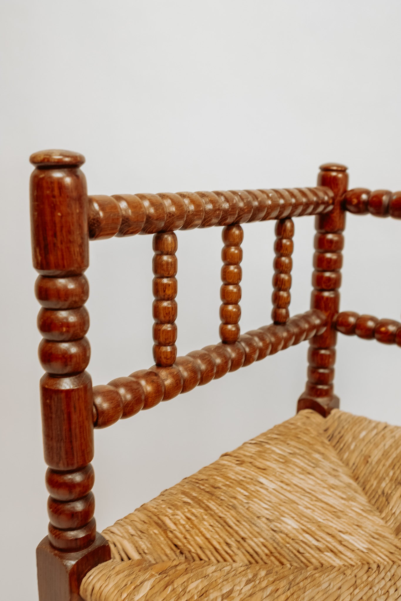 Vintage Bobbin hoekstoel (meerdere maten beschikbaar)