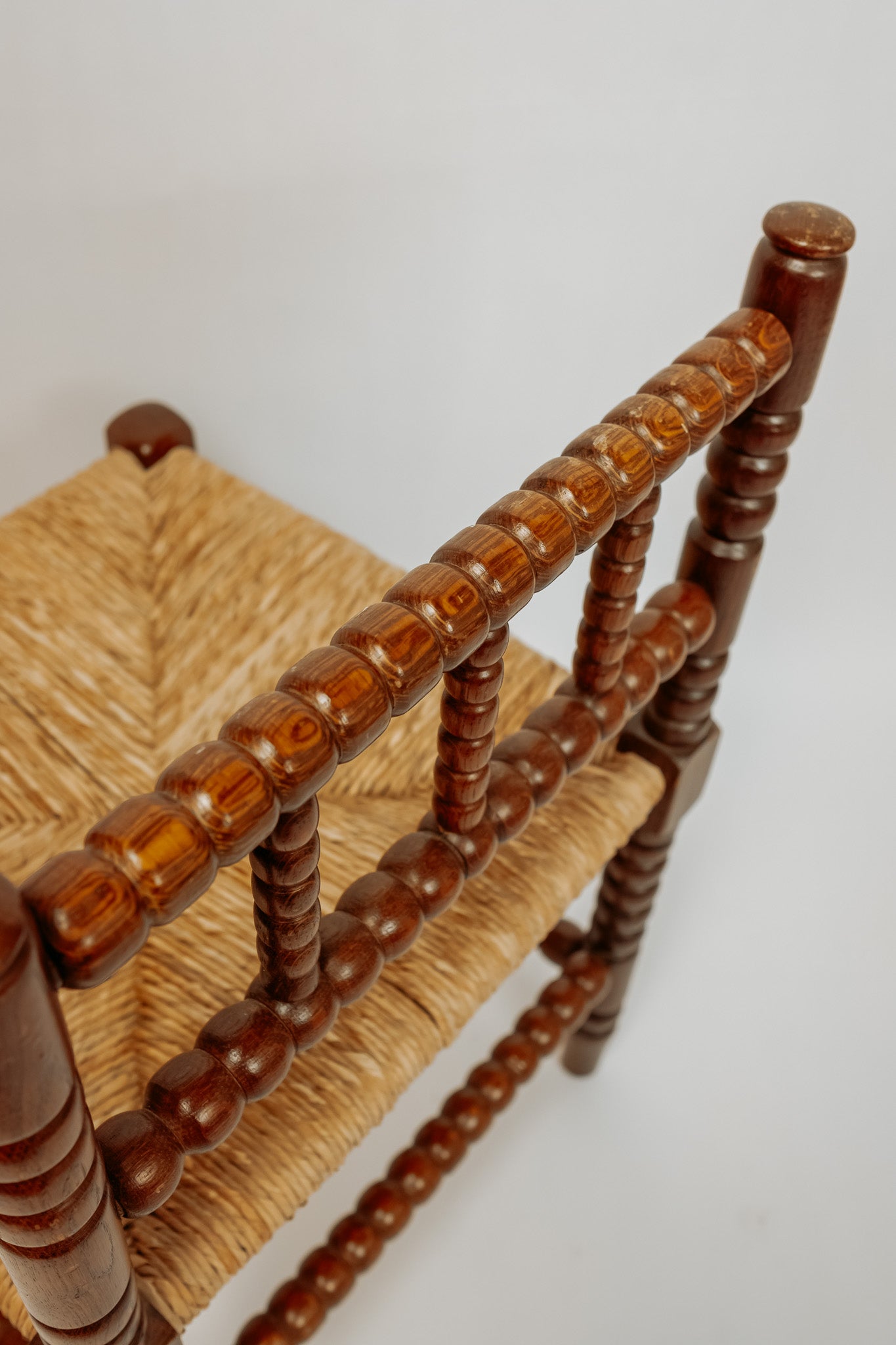 Vintage Bobbin hoekstoel (meerdere maten beschikbaar)