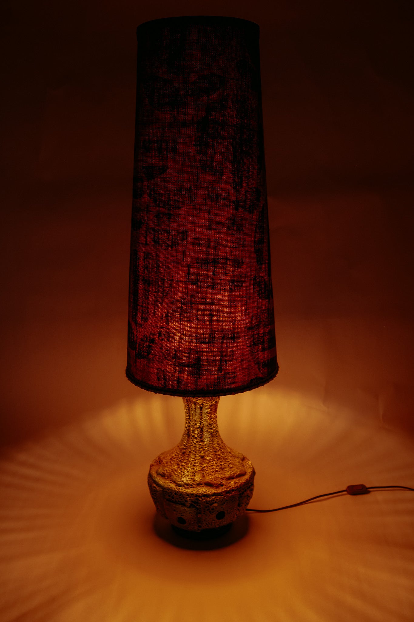 Fat lava West-Germany vloerlamp, jaren 60