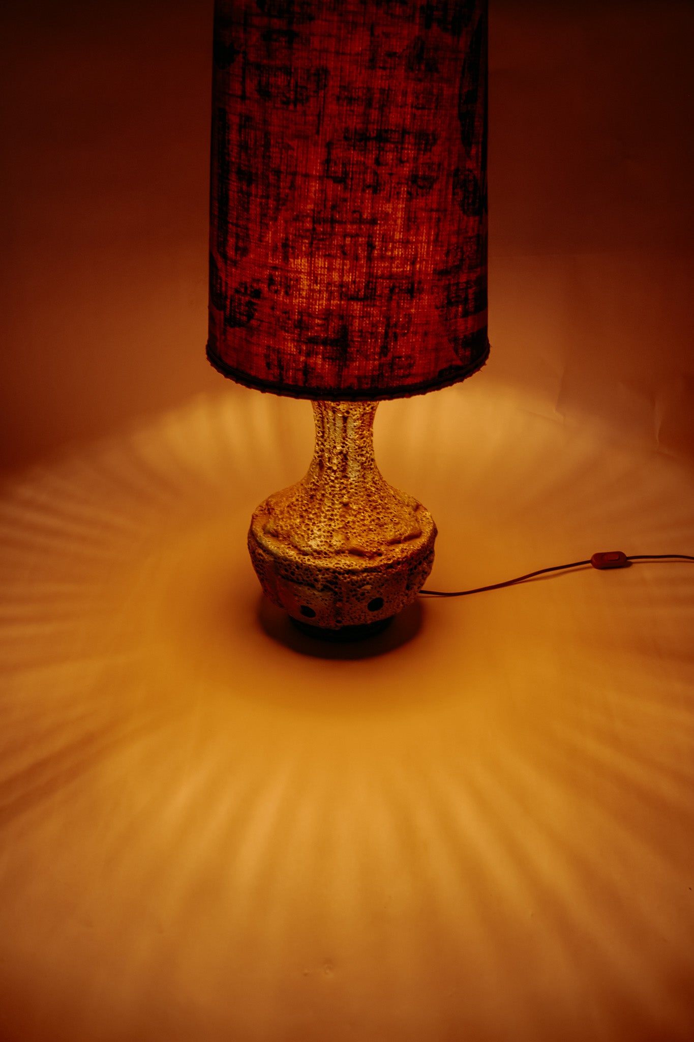 Fat lava West-Germany vloerlamp, jaren 60