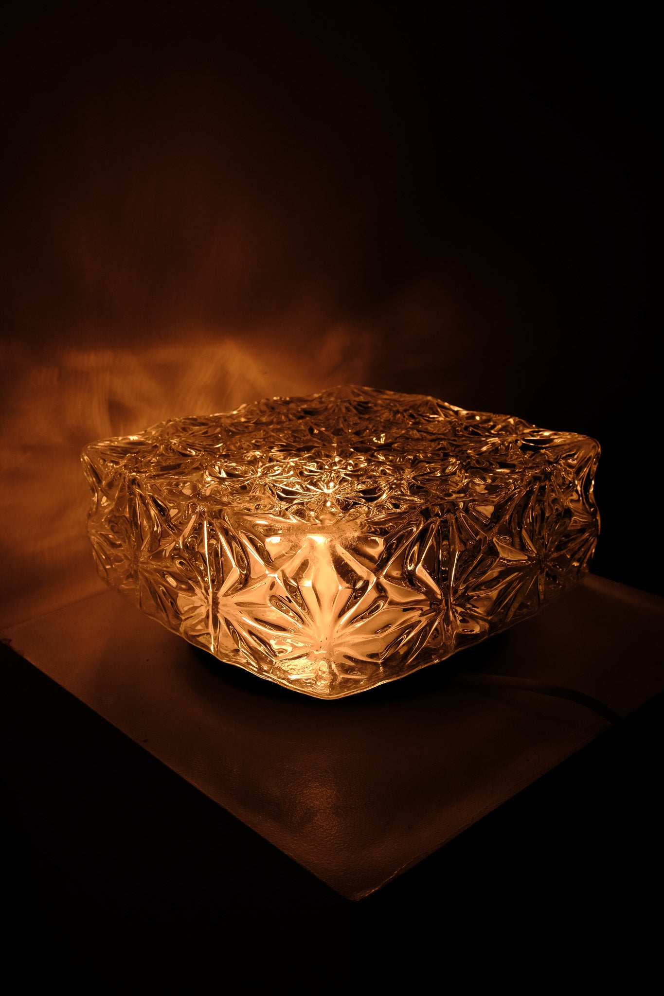 Vintage XL Murano plafondlamp, jaren 70