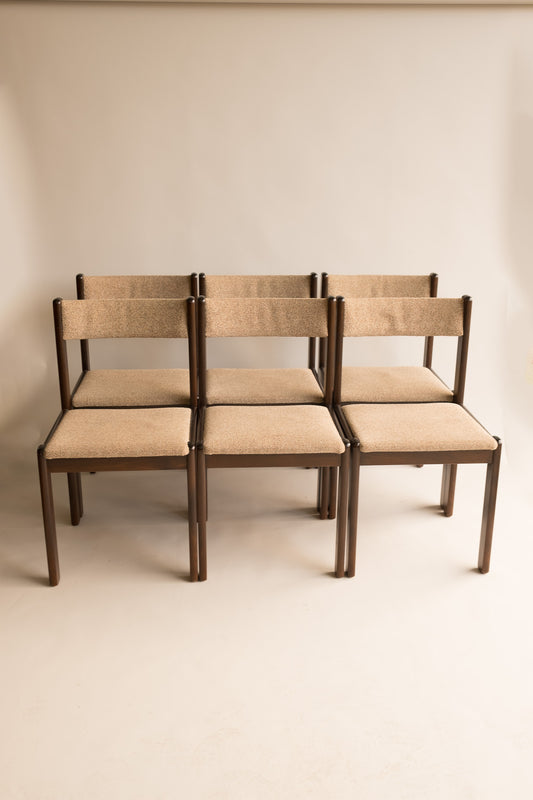 Set of 6 Findahls Møbelfabrik dining room chairs