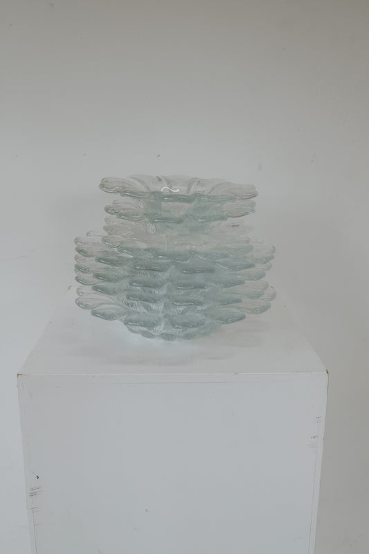 Holmegaard 'Flower' glazen schalen van Sidse Werner — set van 8