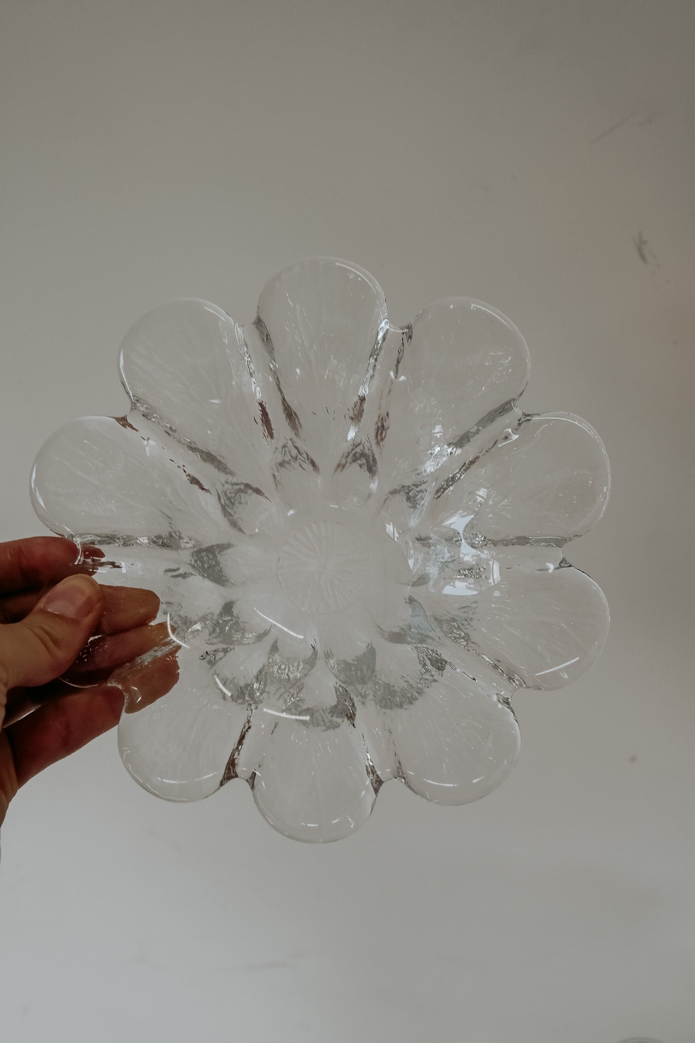 Holmegaard 'Flower' glazen schalen van Sidse Werner — set van 8