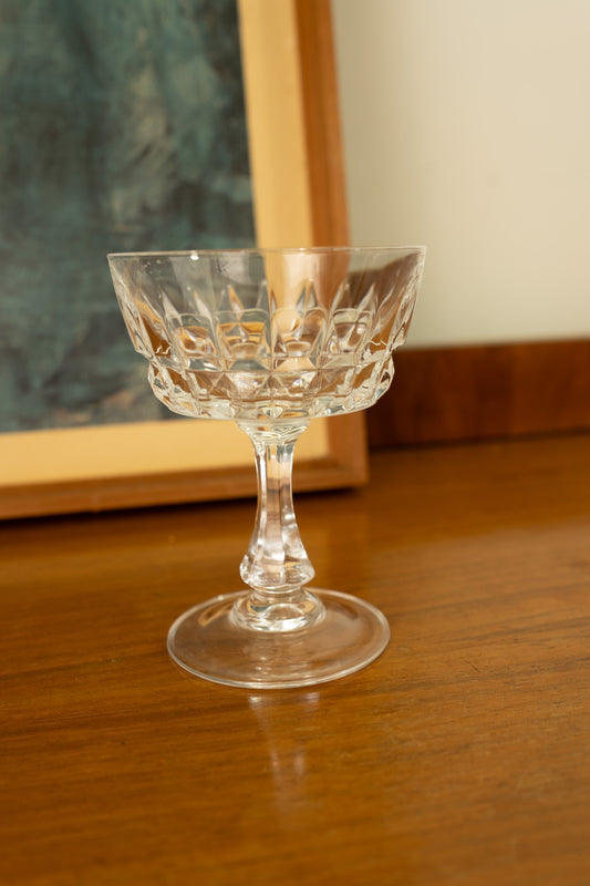 Crystal champagne coupe (several available)