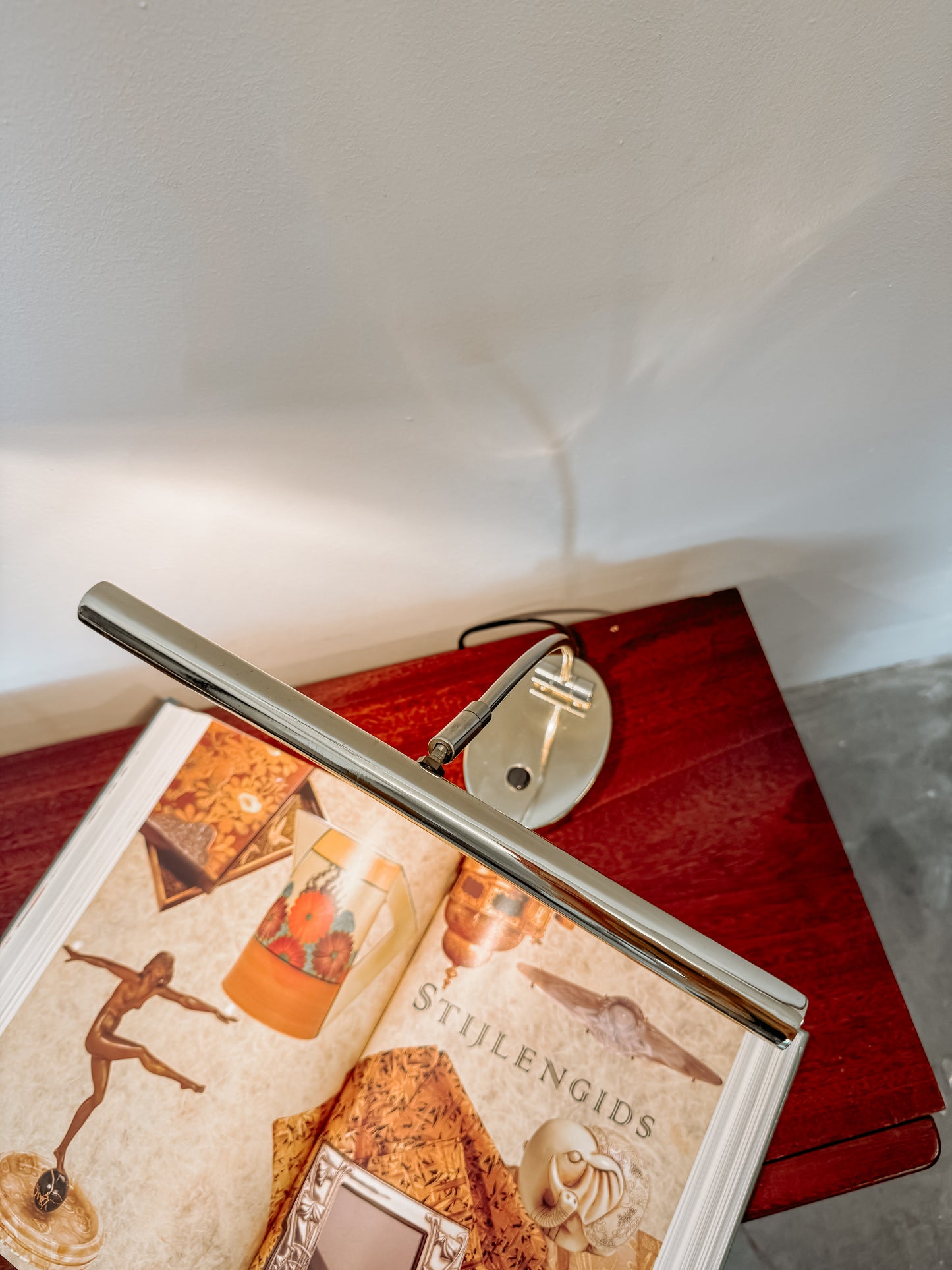 Messing swing leeslampje of pianolampje