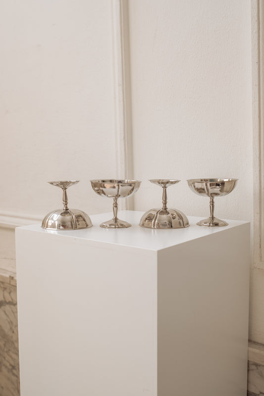 Stainless steel ice cream or dessert cup from Jean Couzon