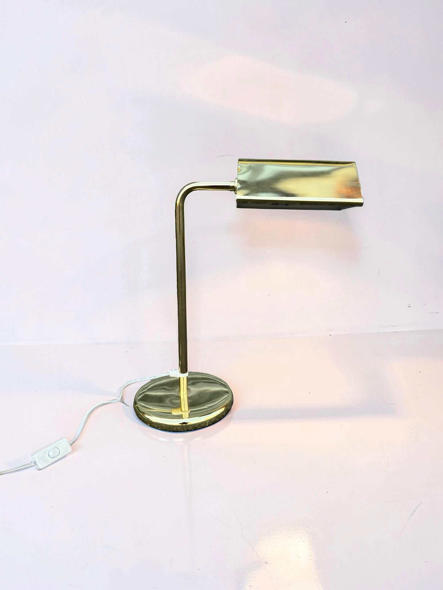 Messing tafellamp / bureaulamp