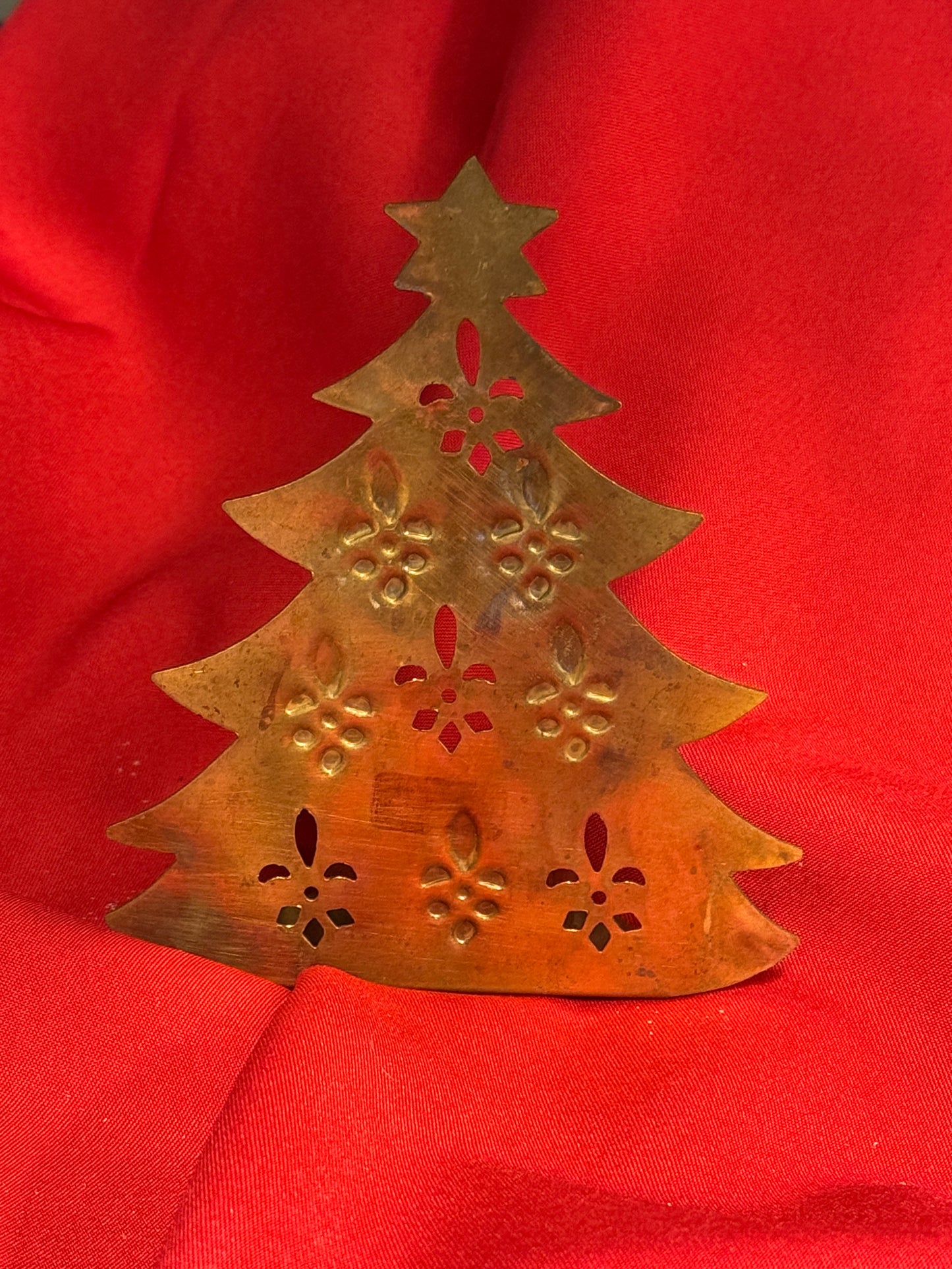 Messing theelicht kandelaar kerstboom