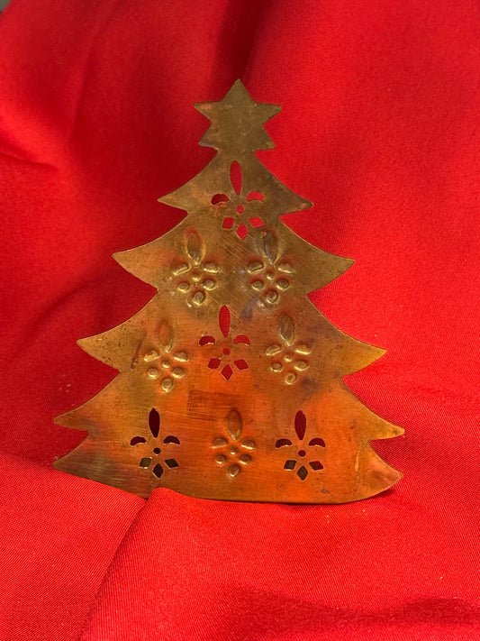 Messing theelicht kandelaar kerstboom