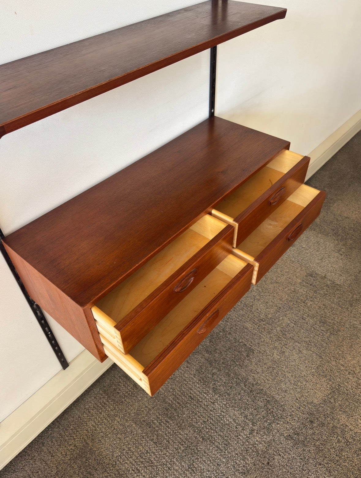 Vintage Deens wandsysteem van Kai Kristiansen voor FM Furniture