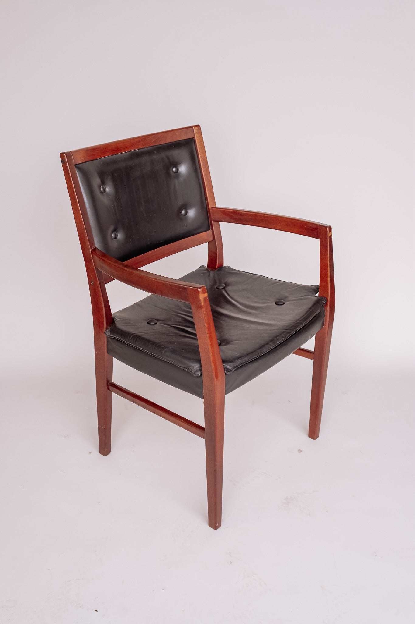 Teak office chair from Svegards Markaryd