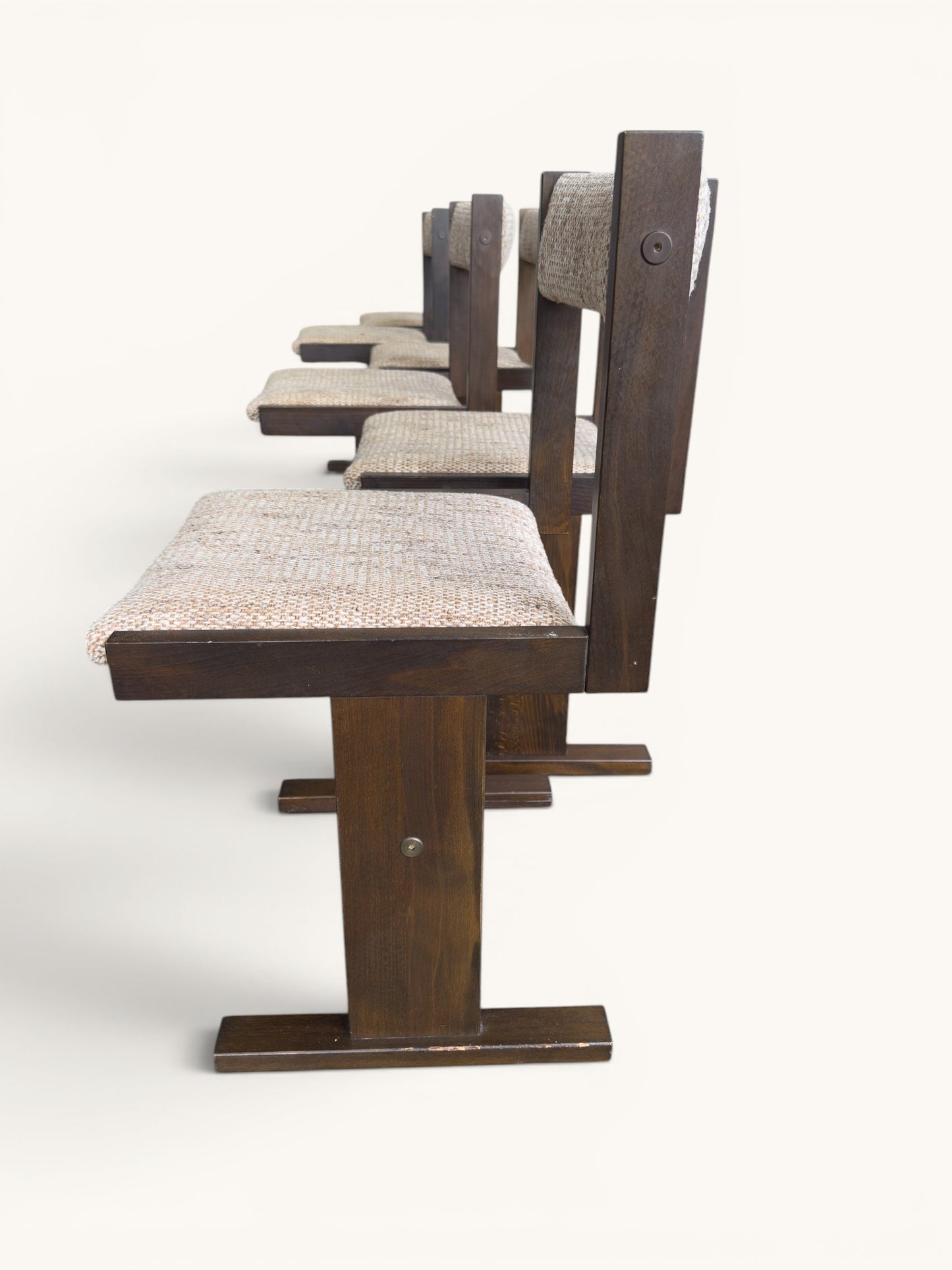 Set van 6 Deense eetkamerstoelen van Poul H. Poulsen voor Gangsø Møbler