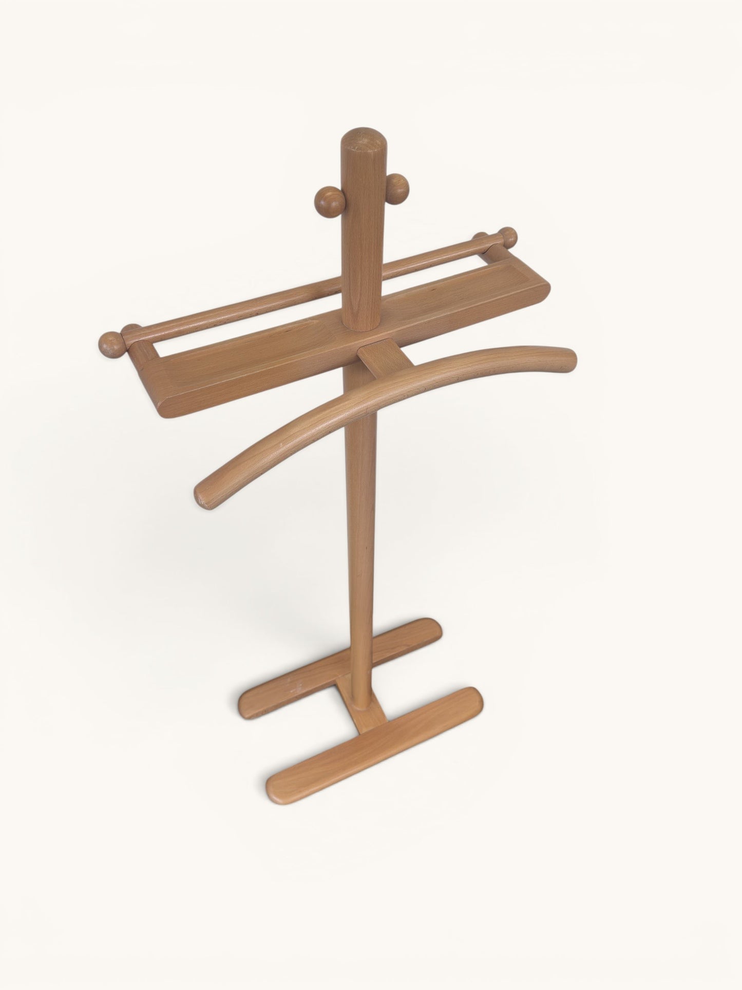 Post modern houten dressboy, jaren 80