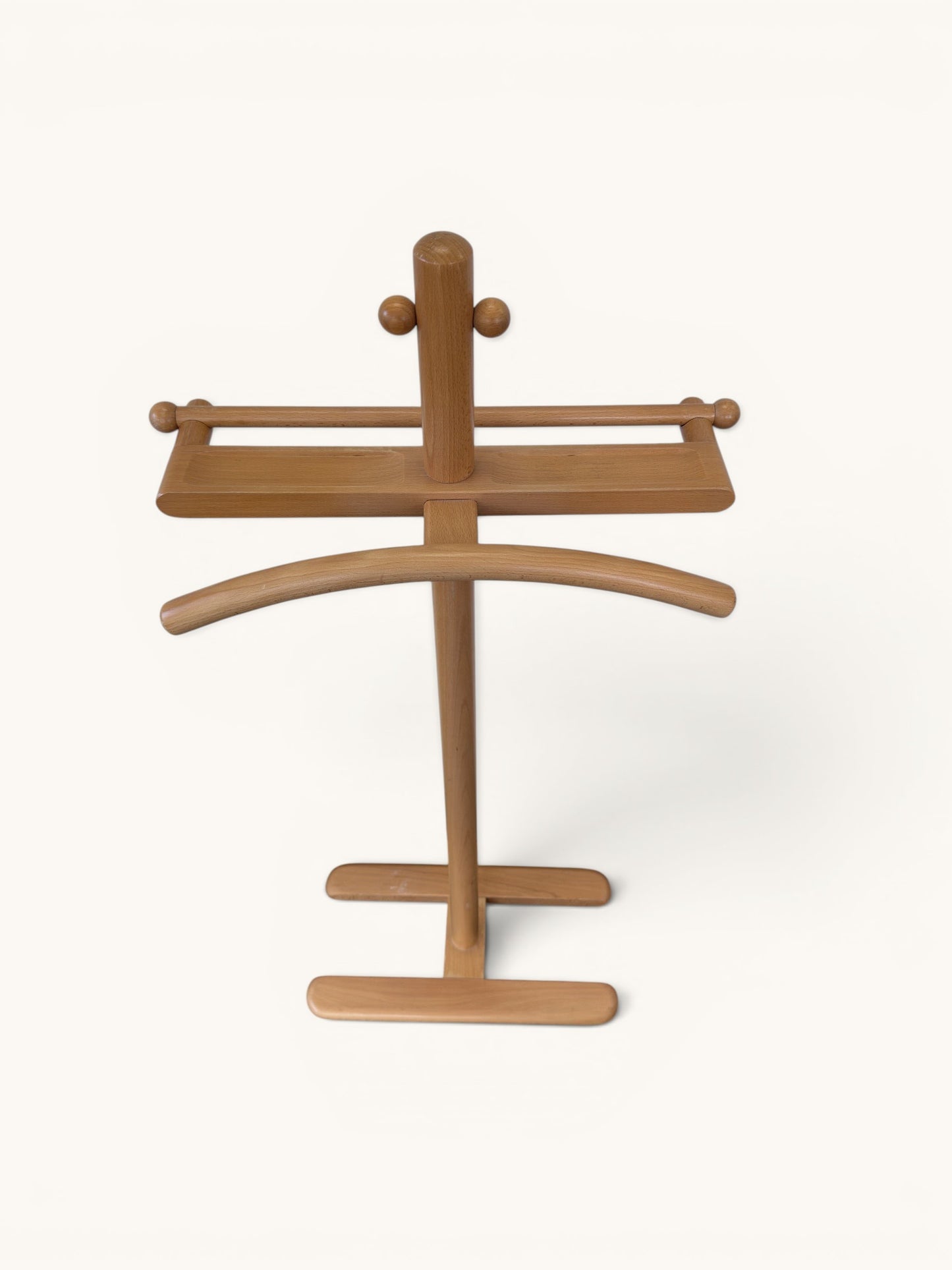 Post modern houten dressboy, jaren 80