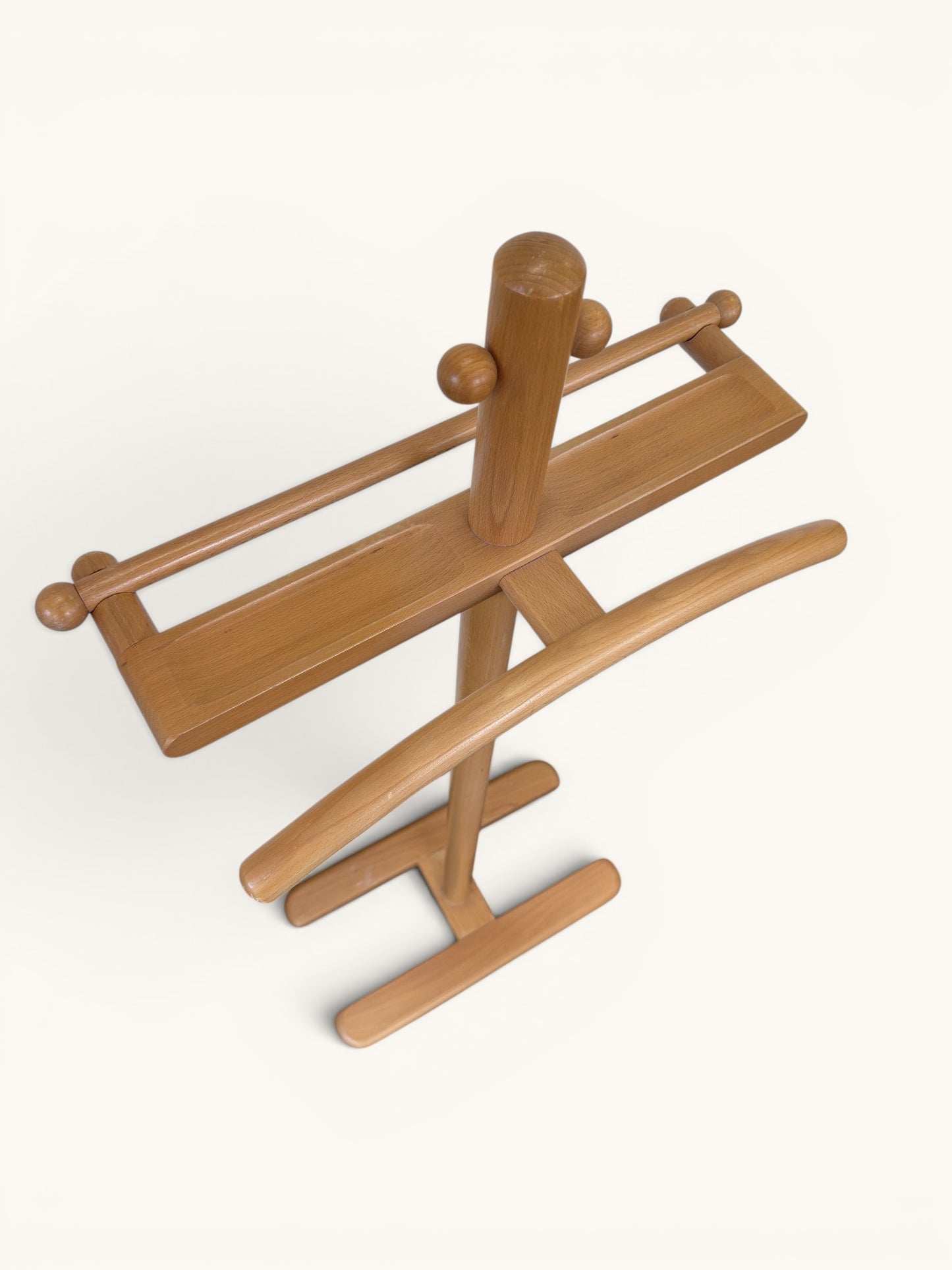 Post modern houten dressboy, jaren 80