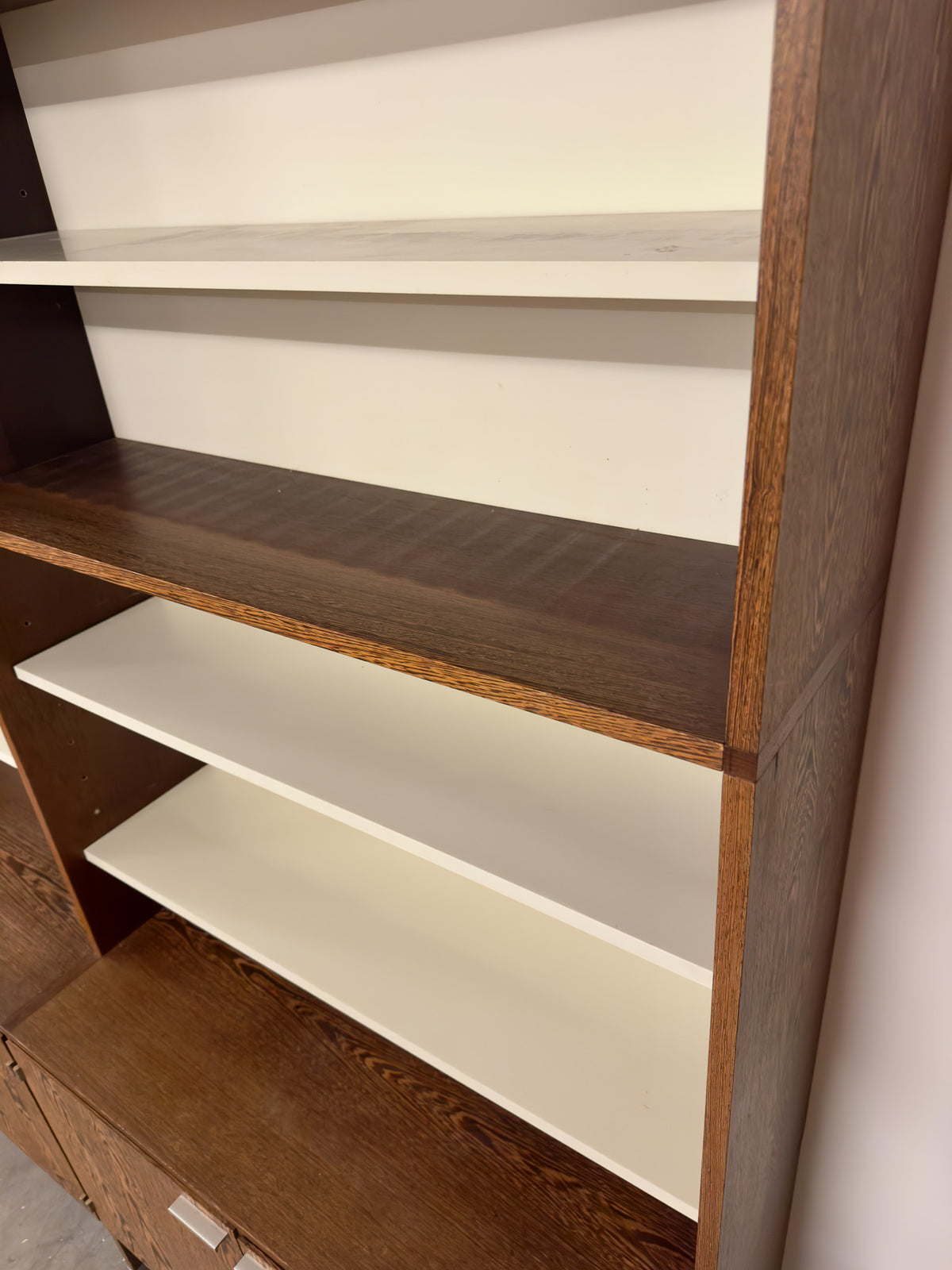 Cees Braakman voor Pastoe vrijstaand made to measure wandmeubel – Wengé