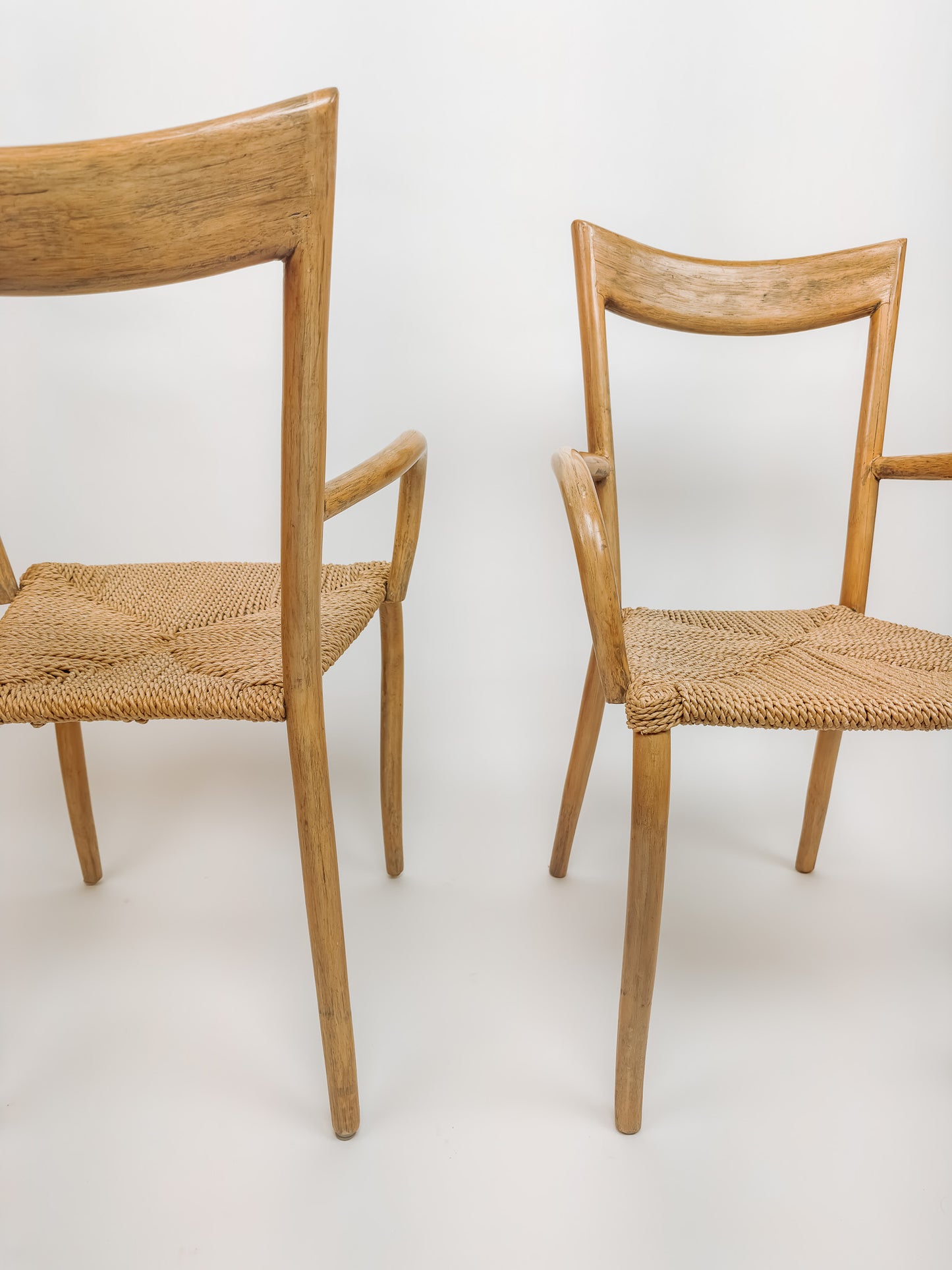2x Val Padilla Manila eetkamerstoelen, Jasper Conran '70