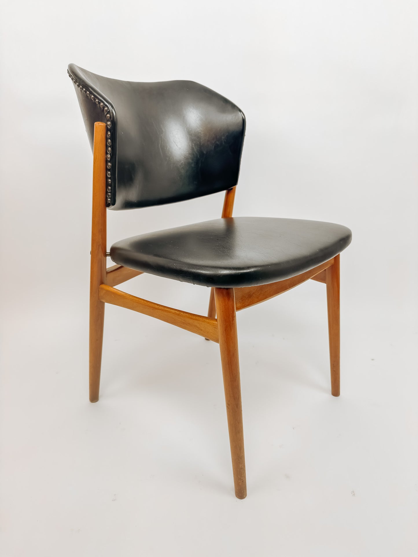 2x Vintage eetkamerstoelen van Franz Spahn voor Spahn Stadtlohn, jaren 50