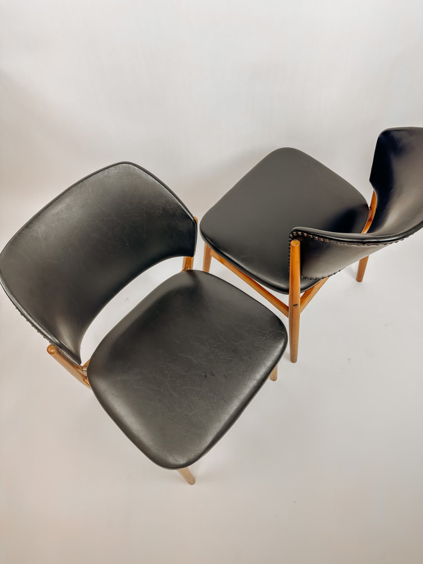 2x Vintage eetkamerstoelen van Franz Spahn voor Spahn Stadtlohn, jaren 50