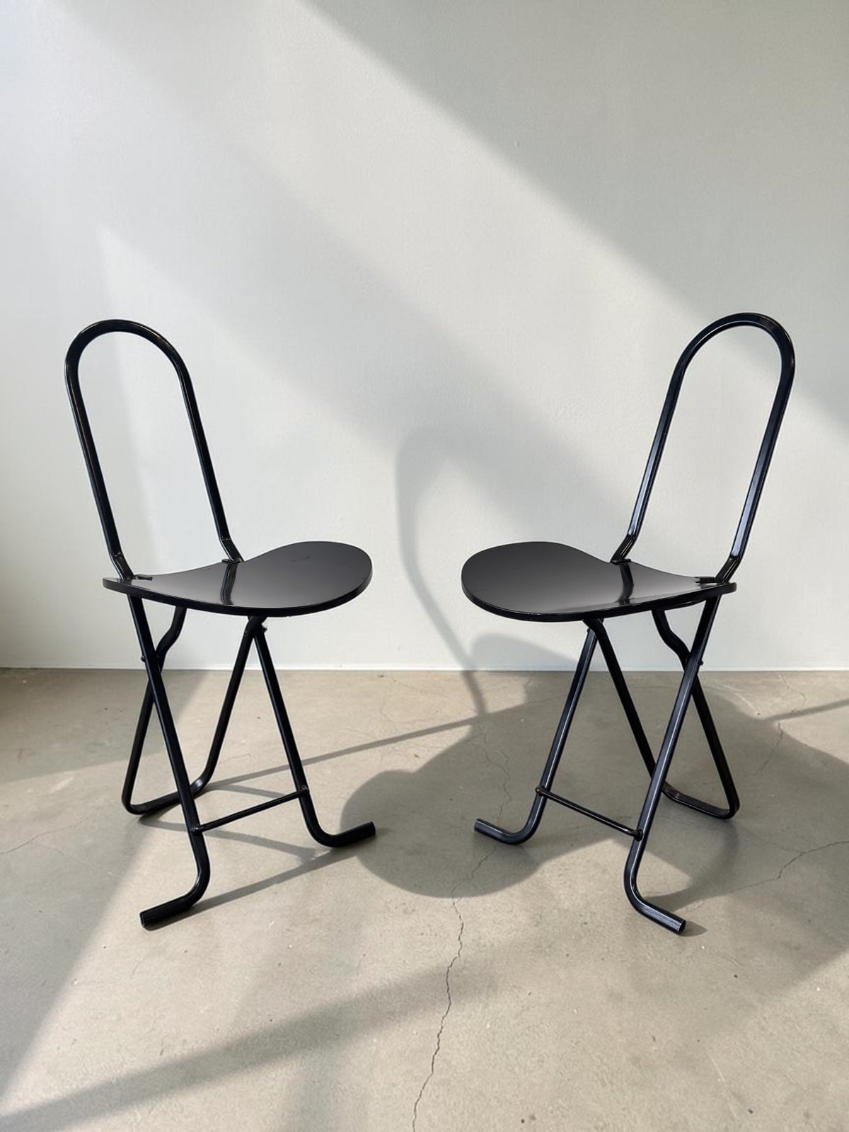 Set van 2 vintage Dafne klapstoelen van Gastone Rinaldi voor La Tema