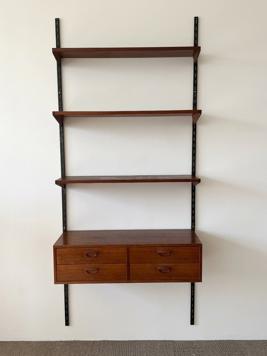 Vintage Deens wandsysteem van Kai Kristiansen voor FM Furniture