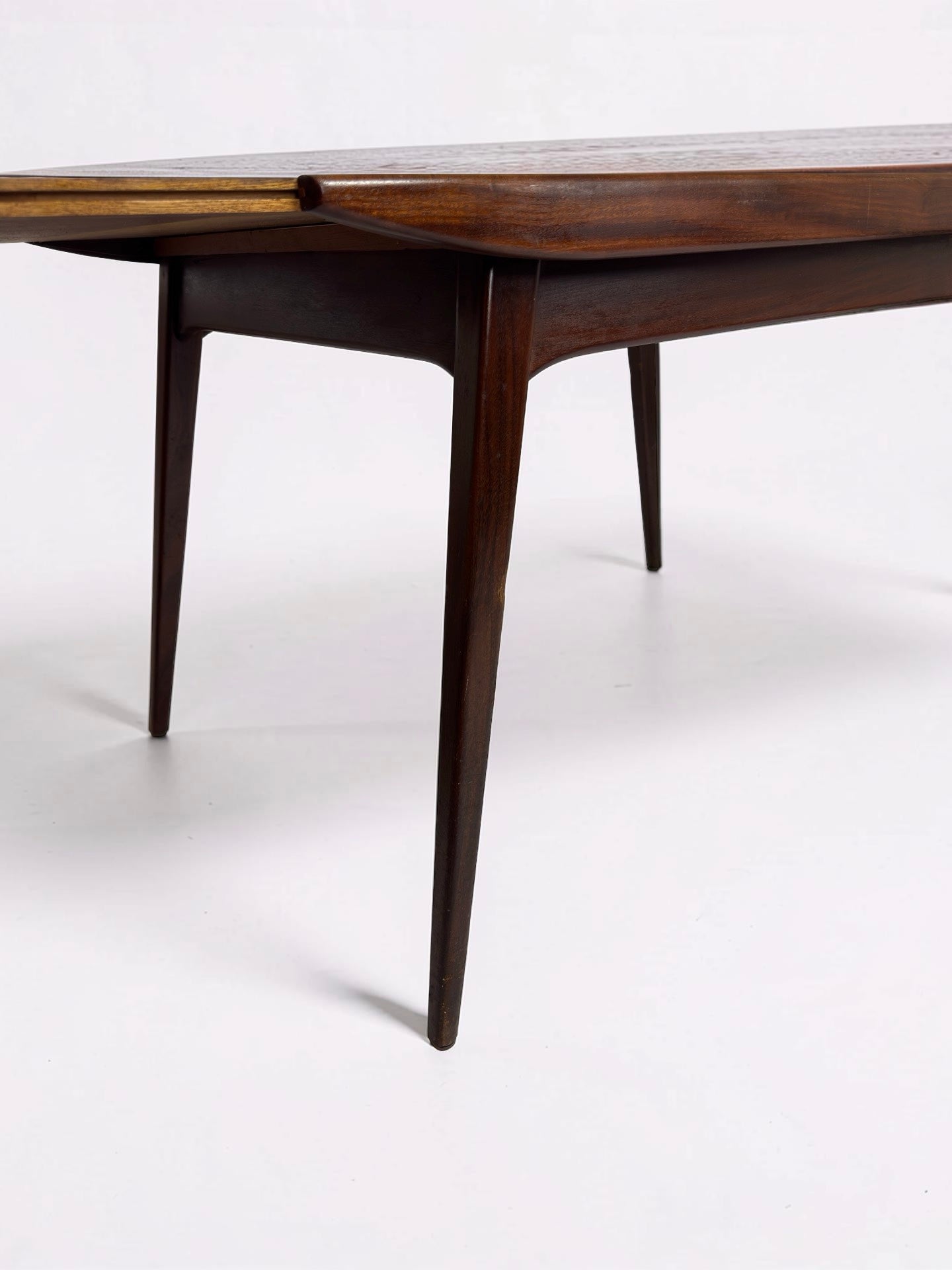 Verlengbare teak eetkamertafel van Topform, jaren 60