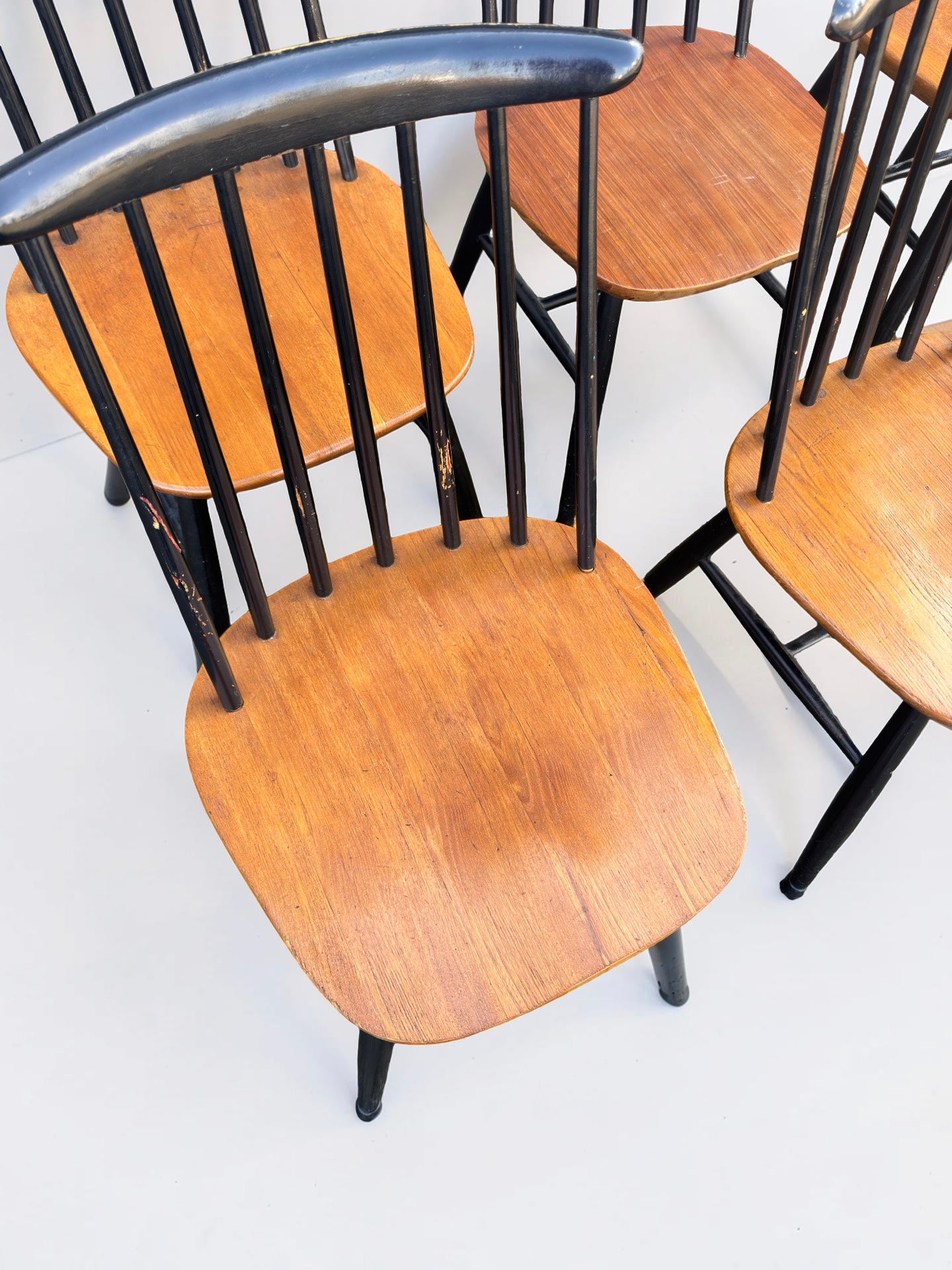 Vintage Fanett stoelen door Ilmari Tapiovaara, 1960s, set van 6