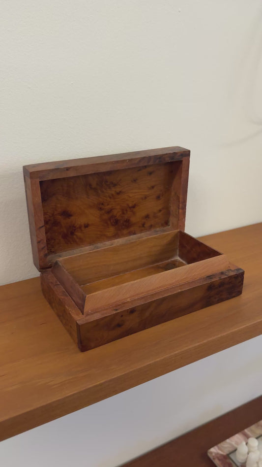 Burlwood sieradendoosje