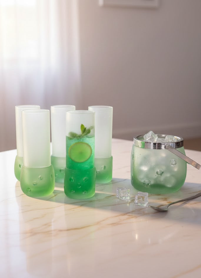 Italian “Dice” cocktail set