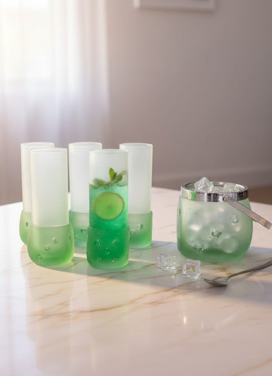 Italian “Dice” cocktail set